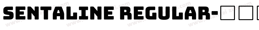 Sentaline Regular字体转换
